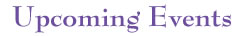 Upcoming Events
